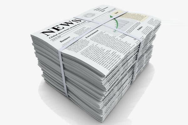 新聞紙嚴重短（duǎn）缺！這裏或停止印刷報紙